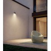 STANKA WL 15,5W IP54 Nástěnné venkovní svítidlo, těleso hliník, povrch tmavě šedá, krycí sklo čiré, LED 15,5W, 975lm, teplá 3000K, vyzař. úhel 40°x60°, Ra80, 230V, IP54, tř.1, rozměry 205x60x111mm, svítí dolů. náhled 3
