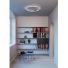CIRCULUM 26W DALI Stropní nebo nástěnné svítidlo, těleso hliník, povrch černá, difuzor plast opál, LED 26W,  teplá 3000K, 2122lm, Ra80, stmívatelné DALI, 230V, IP20, rozměry d=400mm. náhled 10