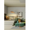 ALBADA HL R 12W Závěsné svítidlo, lustr, základna kov, stínítko textil vnější olivová, vnitřní černá, LED 12W, 872lm, teplá 2700K, Ra90, 230V, IP20, tř.2, rozměry d=750mm, h=152mm, vč. lank závěsu l=2012mm, lze zkr náhled 6