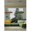 ALBADA HL O 23,5W Závěsné svítidlo, lustr, základna kov, stínítko textil vnější olivová, vnitřní tm. šedá, LED 23,5W, 1686lm, teplá 2700K, Ra90, 230V, IP20, tř.2, 1090x400mm, h=152mm, vč. lank závěsu l=2012mm, lze zkr náhled 6