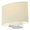 ELLEN nástěnné 1x42W E27 VÝPRODEJ Základna nástěnného svítidla, těleso kov, povrch chrom, stříbrná lesk, pro žárovku 1x42W E27, 230V, IP20,  tř.1,  rozměry 238x130x280mm, stínítko SAMOSTATNĚ náhled 1