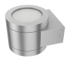 MOIRE DU Nástěnné svítidlo, těleso hliník, povrch broušený, difuzor sklo opál, pro žárovku 1x25W, G9, 230V, IP54, tř.1, 120x90x72mm, svítí nahoru/dolů náhled 1