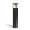 ILAS 650 1x18W E27 Sloupkové svítidlo těleso hliník, povrch černá antracit, difuzor sklo opál mat, pro úspornou žárovku 1x18W, E27, 230V, IP44, h=650mm, 108x108mm náhled 1