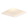 PLASTRIS SQ 2x40W E27 Stropní, vestavné, bezrámečkové, komínkové svítidlo, těleso sádra, difuzor plast opá zapuštěný, pro žárovku 2x40W, E27, IP20, rozměry 175x175mm, h=160mm, montáž do SDK náhled 1