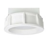 PLASTRIS R 2x40W E27 Stropní, vestavné, bezrámečkové, komínkové svítidlo, těleso sádra, difuzor plast opál zapuštěný, pro žárovku 2x40W, E27, IP20, rozměry d=203mm, h=180mm, montáž do SDK náhled 2