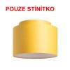 DVOJO 55/30 Stínítko, materiál textil povrch vnější meruňková/vnitřní bílá, pro žárovku max 23W, d=550mm, h=300mm náhled 1