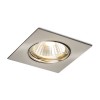 TERPO SQ 1x50W GU10 Stropní, podhledové, bodové, svítidlo, výklopné +-30°, těleso hliník, povrch bílá mat, pro žárovku 1x50W, GU10 ES50, 230V, IP20, tř.1, 83x83mm náhled 3