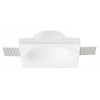 MIATEE 1x35W GU10 Stropní, podhledové bodové svítidlo, těleso sádra bílá, pro žárovku 1x35W, GU10, 230V, IP20, tř.2. rozměry 118x118x43mm náhled 1