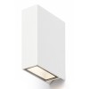 SENITO WALL Nástěnné venkovní svítidlo, základna kov, povrch lak černá mat, krycí sklo čiré, LED 2x3W, teplá 3000K, 180lm, Ra80, 230V, IP54, tř.1. rozměry 124x88x42mm, svítí nahoru/dolů náhled 2
