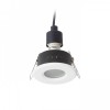 WOROSO GU10 1x35W Vestavné, stropní, bodové svítidlo, těleso hliník, povrch bílá, difuzor sklo opál, pro žárovku 1x35W, GU10, 230V, do koupelny IP54, tř.1, rozměry d=82mm, h=139mm náhled 1