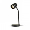 DILLEN TL Stolní lampa, těleso kov, barva černá mat, pro žárovku 1x10W, GU10, 230V, IP20, rozměry: d=75mm, h=390mm. náhled 1