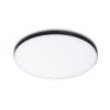 DILLINGEN R Stropní, podhledové svítidlo, kruhové, rámeček černá, LED 18W, 1800lm, teplá 3000K, Ra80, 230V, IP20, rozměry d=200mm, h=10mm, trafo na kabelu náhled 1