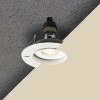 DIPPOLD, 1x15W, GU10, IP65 Stropní podhledové bezrámečkové svítidlo, těleso kov, povrch bílá, pro žárovku 1x15W, GU10, 230V, IP65, rozměry d=75mm, h=140mm náhled 2