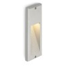 DAREN Vestavné svítidlo do stěny, těleso hliník, povrch šedostříbrná, LED 2W, teplá 3000K, 130lm/cca 6W žár, 230V, IP54, tř.1, 230x80x100mm, vč mont boxu, sví dolů náhled 1