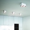 TESCO 1x50W Stropní, přisazené, bodové svítidlo, nastavitelný směr svícení +-30°, těleso hliník, povrch broušený, pro žárovku 1x50W, G53, AR11, vč trafa 230V/12V, 140x140x120mm náhled 9