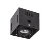 AISA 1x50W GU10 Stropní, vestavné, bodové, bezrámečkové svítídlo, výklopné +-30°, těleso kov, povrch černá, pro žárovku 1x50W, GU10 ES50, 230V, IP20, rozměry 95x95mm, h=140mm náhled 7
