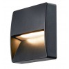 ZAMORA čtvercové Nástěnné venkovní svítidlo, těleso hliník, povrch černá antracit mat, LED 4,5W, 150lm, CCT přepínatelná teplota  teplá 3000K, neutrální 4000K, 230V, IP65, rozměry 132x132mm, svítí dolů náhled 1