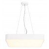SAN DALI Stropní nebo závěsné svítidlo, těleso hliník, povrch bílá, difuzor plast, LED 39W, 3300lm, CCT teplá 3000K, stmívatelné DALI, 230V, IP20, rozměry: 600x600mm, h=125mm. náhled 2