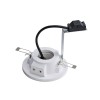 MARI 1x35W GU10 Stropní, podhledové svítidlo, těleso kombinace plast, kov bílá, pro žárovku 1x35W, GU10, 230V, rozměry d=130mm h=140mm náhled 2