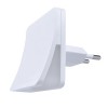 DIJK 0,5W Noční, orientační svítidlo do zásuvky 230V, soumrakový senzor večer rozsvítí/ráno zhasne, plast, bílá, LED 0,5W, 15lm, 230V. náhled 1