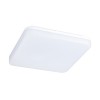 REXA 15W, IP54 Stropní venkovní svítidlo, těleso plast bílá, difuzor plast opál, LED 15W, 1150lm, neutrální 4000K, Ra80, 230V, IP54, rozměry 220x220x50mm. náhled 1