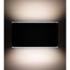 ASTRIDO WL 12W CCT IP54 Nástěnné venkovní svítidlo, těleso hliník, povrch černá, difuzor plast opál, LED 12W, 800lm, přep nastav. CCT teplota teplá 3000K-denní 6000K, Ra80, 230V, IP54, rozměry 175x90x45mm, svítí nahoru/dolů náhled 1