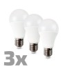 LED žárovka E27 A60 12W 980lm teplá 3000K ECO VÝPRODEJ 3ks - Světelný zdroj LED žárovka, hliník, bílá, difuzor plast opál, LED 12W, E27, A60, 980lm,  teplá 3000K, Ra80, vyzař. Úhel. 270°, stř. živ. 20.000h, 230V, d=60mm, l=111mm, cena za balení náhled 1