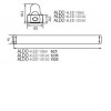 FONS T8/G13 Přisazené svítidlo, těleso kov bílá, pro 1x LED zářivky T8/G13, l=1500mm, 230V, IP20, rozměry 45x26,5mm, l=1535mm, LED zářivky SAMOSTATNĚ náhled 2