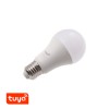 LED 9W, E27, CCT, RGB, WiFi Světelný zdroj, žárovka LED 10W, E27, pomocí app v telefonu Tuya WiFi, lze nastavit teplotu CCT teplá 2700K - denní 6000K, stmívat, RGB, vyp/zap vyzař úhel 240°, Ra80, 230V, d=60mm, l=125mm. náhled 2