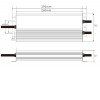 LED zdroj 12V 500W, IP67 Napájecí zdroj pro LED pásky, vstup 230V, výstup 12V, 500W, IP67, rozměry 	260x92×37mm, ochrana proti přehřátí, zkratu a přetížení. náhled 10