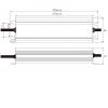 LED zdroj 24V 500W, IP67 Napájecí zdroj pro LED pásky, vstup 230V, výstup 24V, 500W, IP67, rozměry 260x92×37mm, ochrana proti přehřátí, zkratu a přetížení. náhled 7