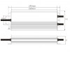 LED zdroj 24V 500W, IP67 Napájecí zdroj pro LED pásky, vstup 230V, výstup 24V, 500W, IP67, rozměry 260x92×37mm, ochrana proti přehřátí, zkratu a přetížení. náhled 10
