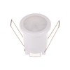 mini PIR pohybové čidlo 360° PIR - Pohybové čidlo podhledové, senzor pohybu pro osvětlení, materiál plast, barva bílá, záběr 120°/360°, dosah max 8m, čas sepnutí 10s-15min, 230V, 400W/800W, IP20, rozměry d=50mm, h=62mm. náhled 2