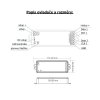 SMART TUYA přijímač SPI RF přijímač, pro RGBW digitální SPI LED pásky, stmívač smart Tuya WiFi, 5V-24V, 8A, IP20, plast bílá, rozměry 114x38x20mm. náhled 7