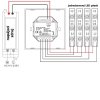 Stmívač 1-100% 4x3A, 12V/144W, 24W/288W Nástěnný RF bezdrátový ovladač stmívač 0-100%, černý, pro LED pásky, zátěž max 4x3A, 12V/144W, 24W/288W, IP20, 86x86x50mm. náhled 5