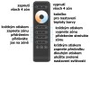 KADET - RF-DIM CCT DO 4Z RF bezdrátový ruční dálkový ovladač pro řízení CCT LED pásků dosah až 30m, 4 nezávislé zóny, napájení baterie 2xAAA 1,5V, rozměry 155x43x18mm náhled 4