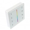 KADET - RF-DIM RGBW NO 4Z VÝPRODEJ RF bezdrátový nástěnný RF dálkový ovladač pro řízení RGBW LED pásků dosah až 30m, 4 nezávislé zóny, napájení baterie 2xAAA 1,5V, barva bílá rozměry 86x86x21mm náhled 1