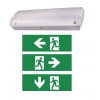GAHENA 3W, IP65 Nouzové svítidlo, dva režimy SA svítí trvale + nouzové, nebo SE - pouze nouzové svícení, záloha 3h, plast bílá, difuzor plast, LED 3W, 140lm, denní 7500K, 230V, IP65, rozměry 360x110x60mm. náhled 2