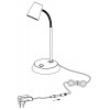 GALLIPOT LED 4,7W Stolní lampa, husí krk, materiál kov, povrch nikl mat, difuzor plast opál, LED 1x4,7W, teplá 3000K, 470lm, 230V, IP20, tř.1, přímé stmív LED, rozměry 150x230x380mm, vč. vypínače. náhled 6