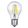 LED žárovka VÝPRODEJ Světelný zdroj, žárovka, hrušková, sklo čiré, LED 4W, E27, A60, 400lm, teplá 3000K, Ra80, 230V, stř život 10.000 hod, 10.000 zap/vyp, d=60mm, l=105mm náhled 1