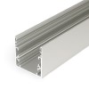 CORNER PROFIL 53x53mm Stropní, přisazený profil pro LED pásky, materiál hliník, povrch černý, max šířka LED pásků w=32mm, rozměry 53x53mm, l=2000mm náhled 4