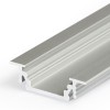 GLAUX PROFIL 24x7mm Vestavný, profil pro LED pásky, materiál hliník, povrch černý, max šířka LED pásků w=10mm, rozměry 24x7mm, l=2000mm náhled 6