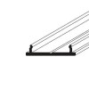 SOPHI PROFIL 18x3,8mm Přisazený profil pro LED pásky, materiál hliník surový, max šířka LED pásků w=12mm, rozměry 18x3,8mm, l=2000mm, montáž pomocí šroubů nebo adhezních pásků náhled 2
