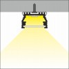 NAJA profil Vestavný, přisazený profil pro LED pásky, materiál hliník, povrch bílý, max šířka LED pásků w=12mm, rozměry 14,8x10,8mm, l=4000mm náhled 16