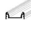 CHENO PROFIL PŘISAZENÝ, 24x9mm Přisazený profil pro LED pásky, materiál hliník, povrch bílý, max šířka LED pásků w=14mm, rozměry 24x9mm, l=4000mm náhled 2