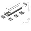CHENO PROFIL PŘISAZENÝ, 24x9mm Přisazený profil pro LED pásky, materiál hliník, povrch bílý, max šířka LED pásků w=14mm, rozměry 24x9mm, l=4000mm náhled 15