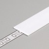 DNE 19,2x0,8mm VÝPRODEJ Nasouvací difuzor k profilu pro LED pásky, materiál polykarbonát PC/PP, povrch transparentní, propustnost 90%, rozměry 19,2x0,8mm, l=2000mm náhled 3