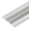 PIA PROFIL 20x3mm Přisazený profil pro LED pásky, materiál hliník, povrch černý, max šířka LED pásků w=12mm, rozměry 20x3,3mm, l=4000mm náhled 4