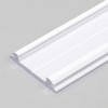 PIA PROFIL 20x3mm Přisazený profil pro LED pásky, materiál hliník, povrch černý, max šířka LED pásků w=12mm, rozměry 20x3,3mm, l=4000mm náhled 5