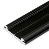 PIA PROFIL 20x3mm Přisazený profil pro LED pásky, materiál hliník, povrch černý, max šířka LED pásků w=12mm, rozměry 20x3,3mm, l=4000mm náhled 6